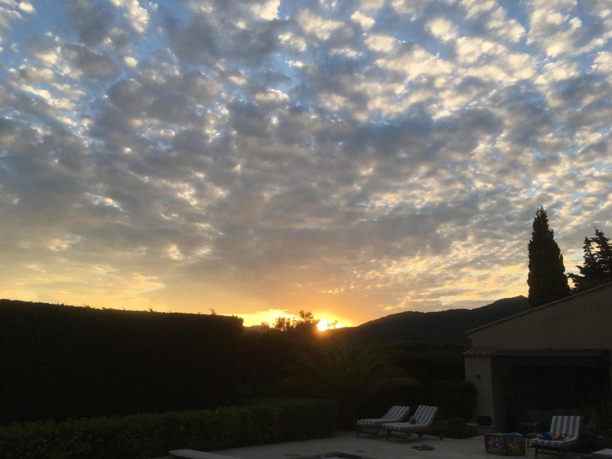 Lovely "Provence" Villa With Sea View, Private Heated Pool, Airco And Beautiful Garden Grimaud Exterior foto