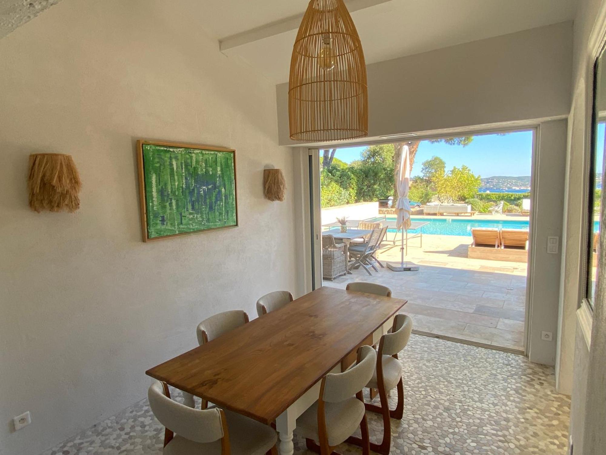 Lovely "Provence" Villa With Sea View, Private Heated Pool, Airco And Beautiful Garden Grimaud Exterior foto