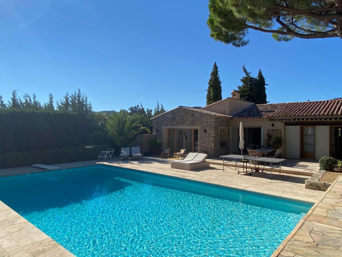 Lovely "Provence" Villa With Sea View, Private Heated Pool, Airco And Beautiful Garden Grimaud Exterior foto