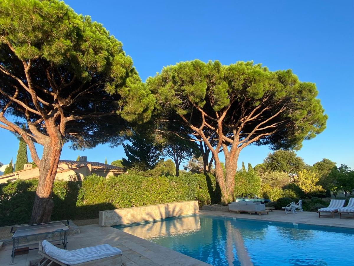 Lovely "Provence" Villa With Sea View, Private Heated Pool, Airco And Beautiful Garden Grimaud Exterior foto
