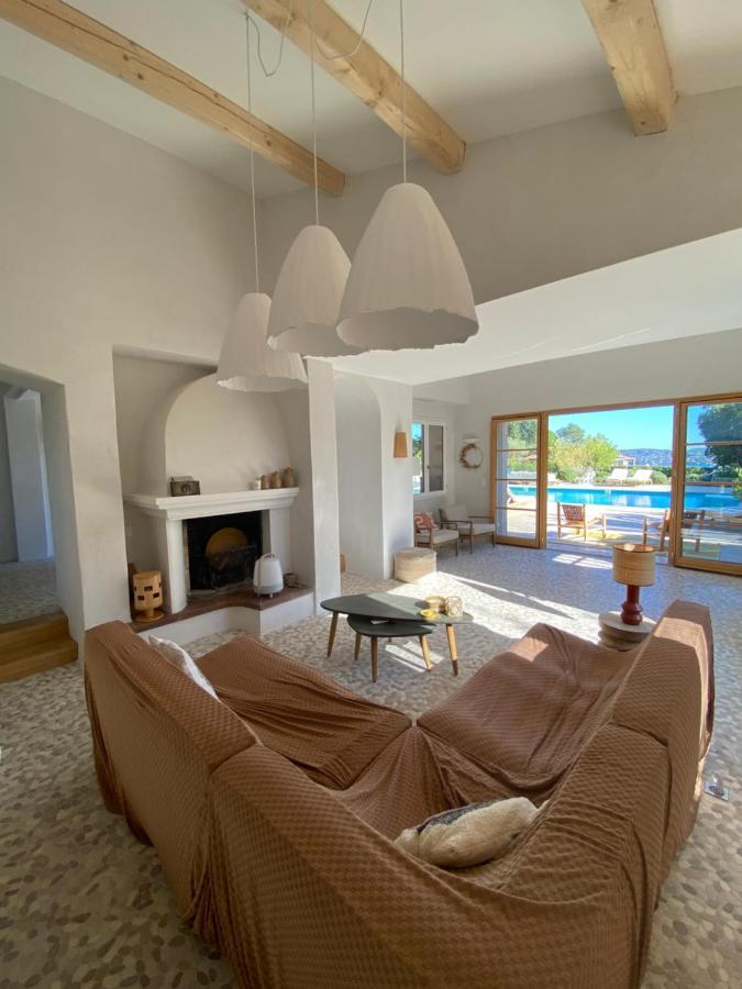 Lovely "Provence" Villa With Sea View, Private Heated Pool, Airco And Beautiful Garden Grimaud Exterior foto