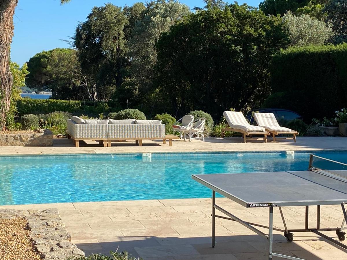Lovely "Provence" Villa With Sea View, Private Heated Pool, Airco And Beautiful Garden Grimaud Exterior foto
