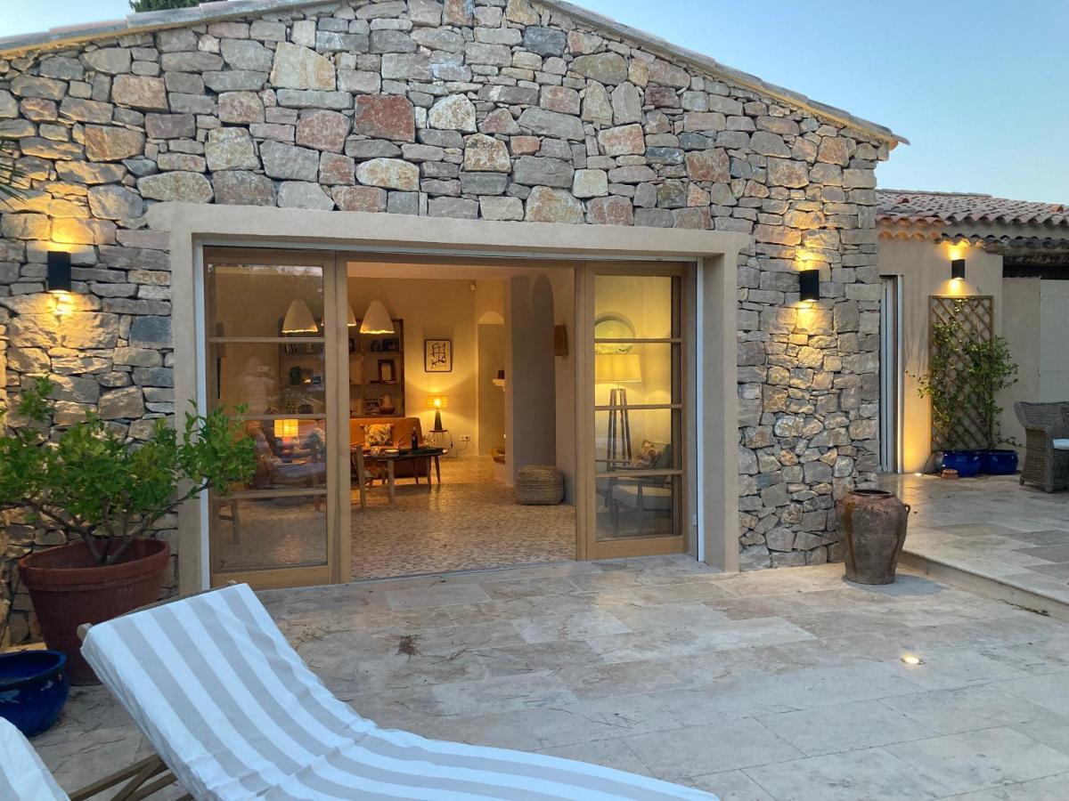 Lovely "Provence" Villa With Sea View, Private Heated Pool, Airco And Beautiful Garden Grimaud Exterior foto